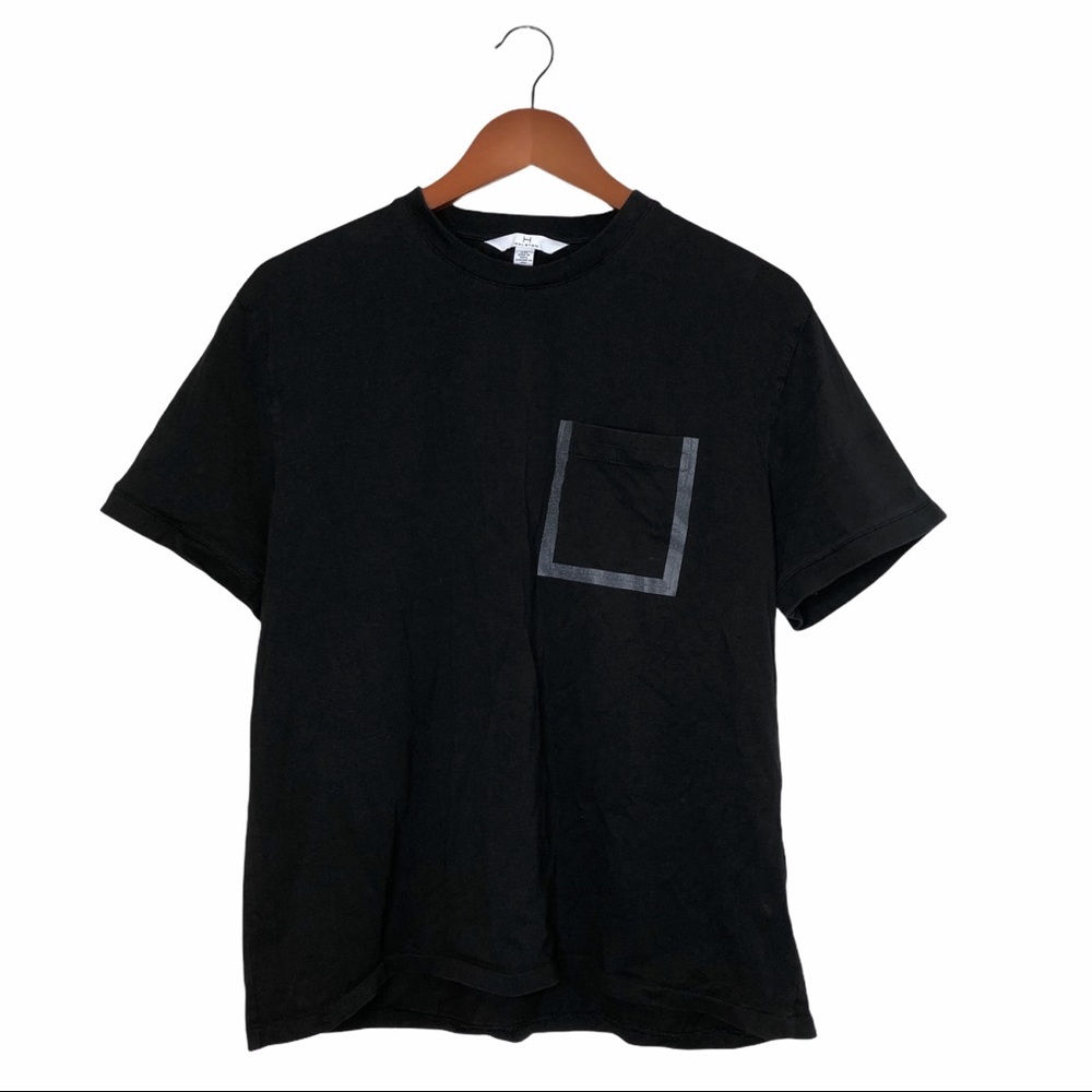 HALSTON Men’s Pocket Short Sleeve Cotton Tee Shirt